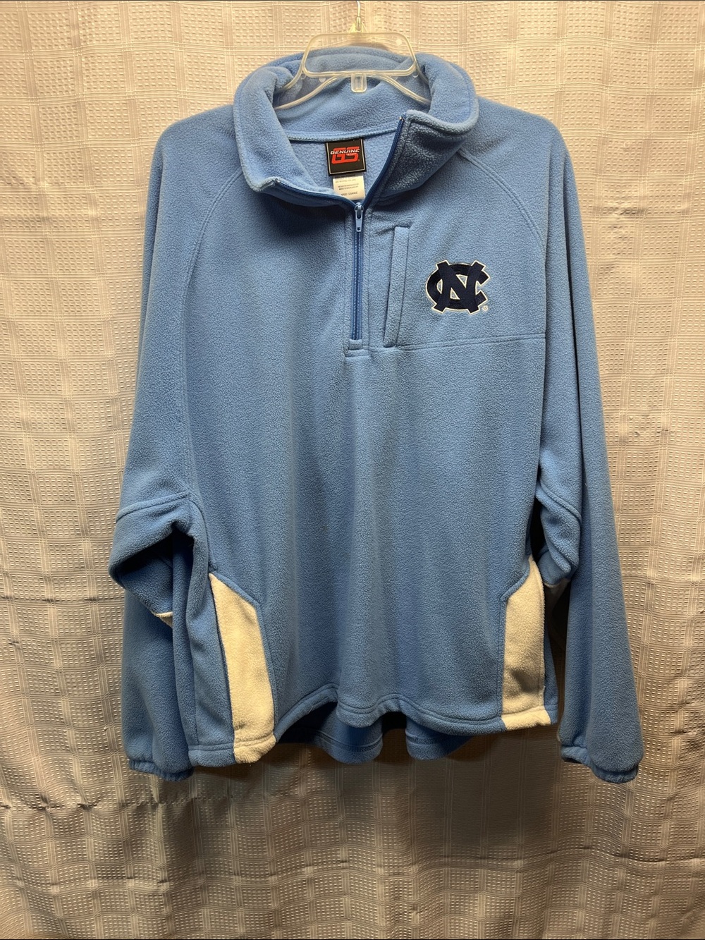 UNC Light Blue Quarter-Zip Fleece Pullover Jacket